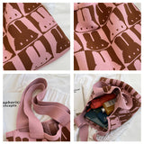Ndyad capacity woolen knitted handbag HZ1024