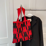 Ndyad capacity woolen knitted handbag HZ1024
