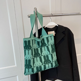 Ndyad capacity woolen knitted handbag HZ1024