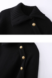 Ndyad Gold Button Twill Blended Sweater HZ1024