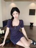 Ndyad halter back floral dress HZ1024