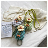 Ndyad Lightweight Canvas Flower Mini Crossbody Phone Bag HZ1024