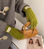 Ndyad screen winter warm knitted gloves HZ1024