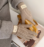 Ndyad screen winter warm knitted gloves HZ1024