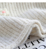 Ndyad diamond-studded 3D flower pullover sweater HZ1024