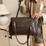 Ndyad texture large capacity commuter shoulder bag HZ1024