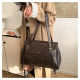 Ndyad texture large capacity commuter shoulder bag HZ1024