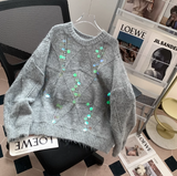 Ndyad sequined knitted sweater HZ1024